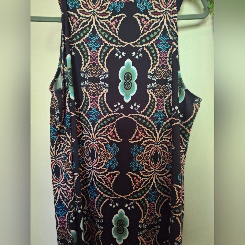 Papillon Blanc Multicolor Patterned Dress